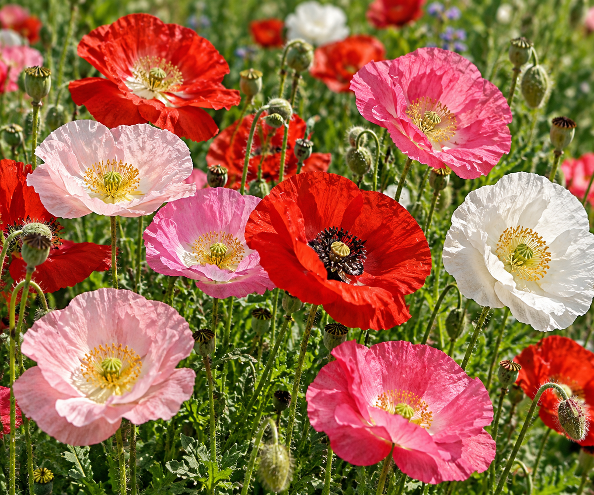 Mixed Corn Poppies